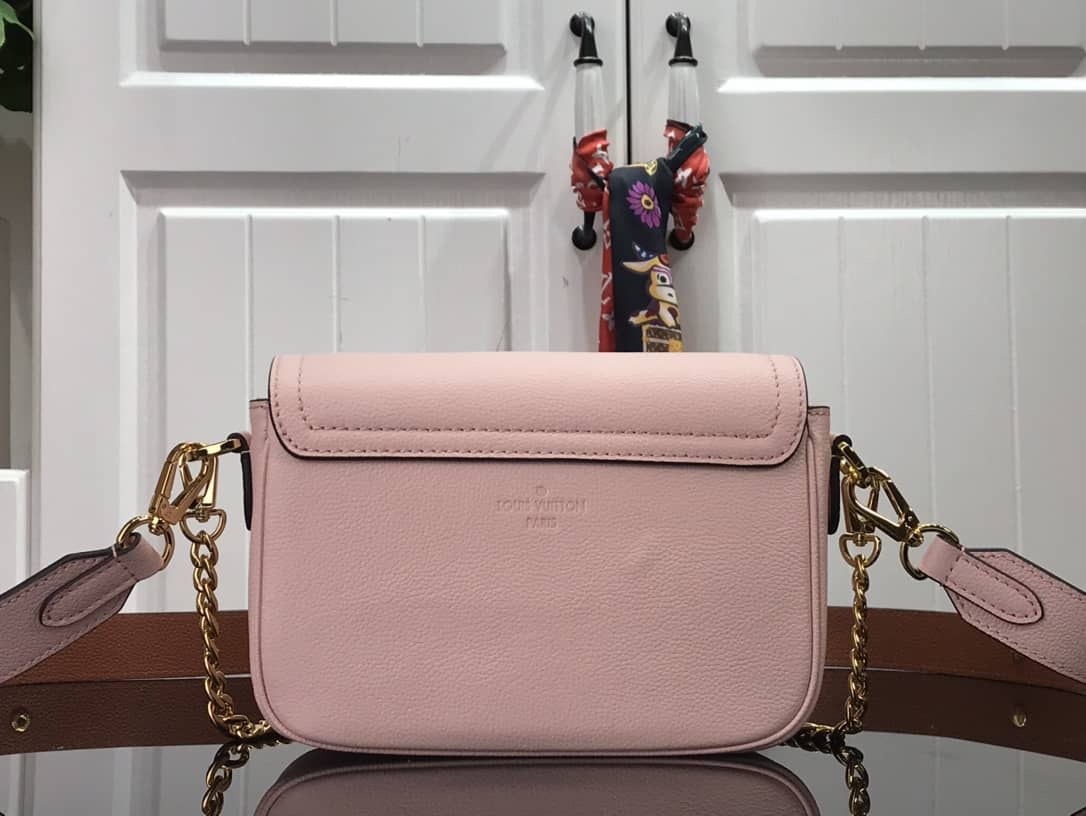 Louis Vuitton Lockme Chain PM Replica Handbag Pink M57073