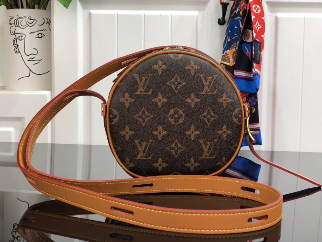 Louis Vuitton Monogram Boite Chapeau Souple PM Replica Crossbody Bag Brown M45149