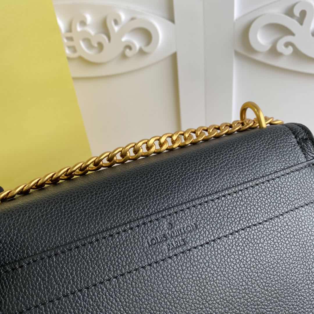 Louis Vuitton Lockme Chain PM Replica Handbag Black M57073