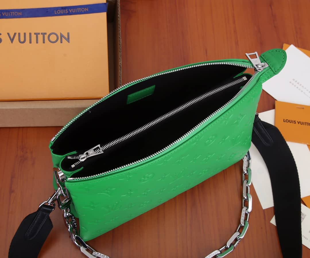 Louis Vuitton Coussin PM Monogram Embossed Replica Crossbody Bag Green M57790