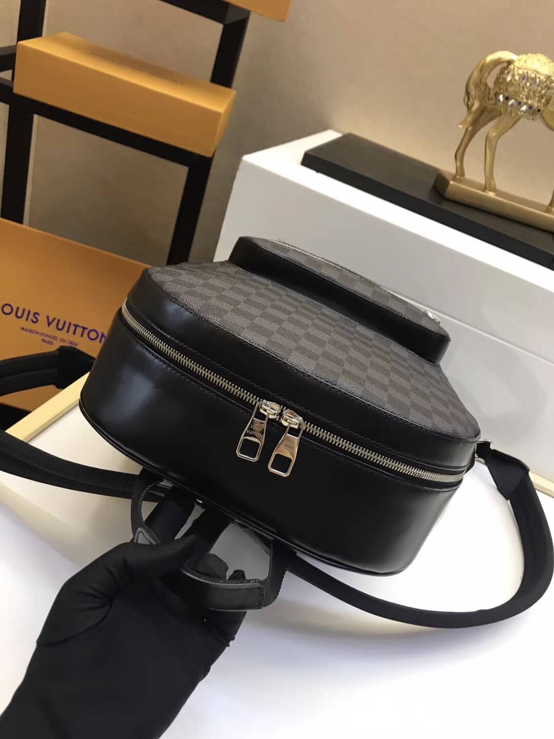 Louis Vuitton Damier Graphite Josh Replica Backpack N41473