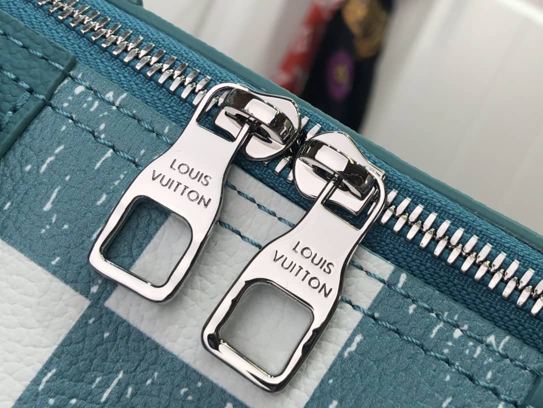 Louis Vuitton City Keepall Damier Turquoise Replica Shoulder Bag N50076