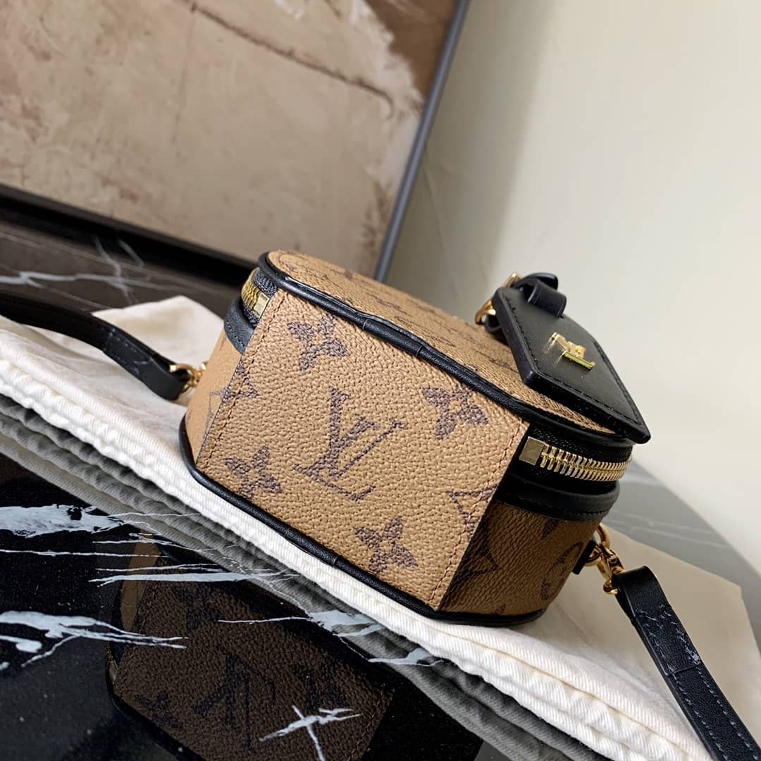 Best Replica Louis Vuitton Monogram Reverse Mini Boite Chapeau Replica Shoulder Bag Yellow M68276(ColaReps)