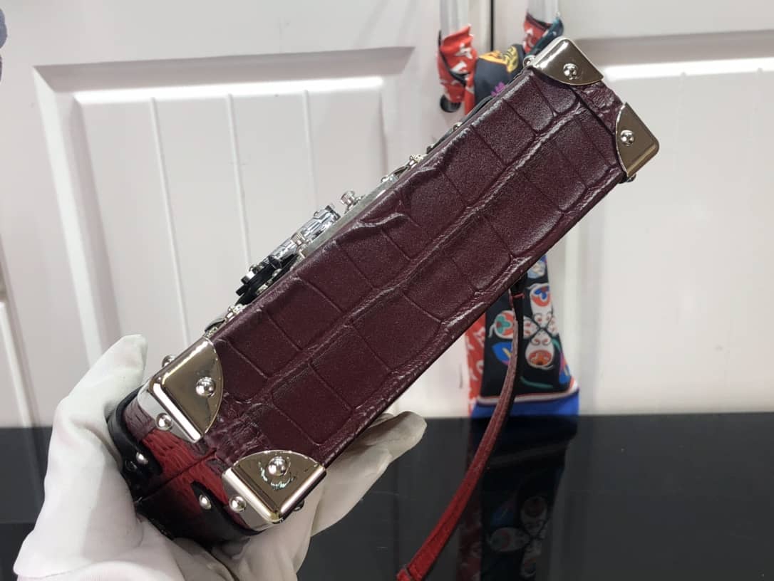 Louis Vuitton Petite Malle Replica Bag Red N94030