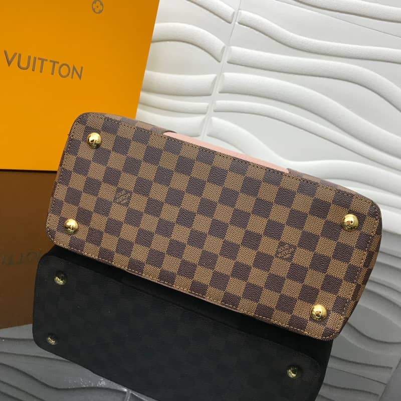 Louis Vuitton Jersey Damier Ebene Canvas Magnolia Pink Bag Replica N44041