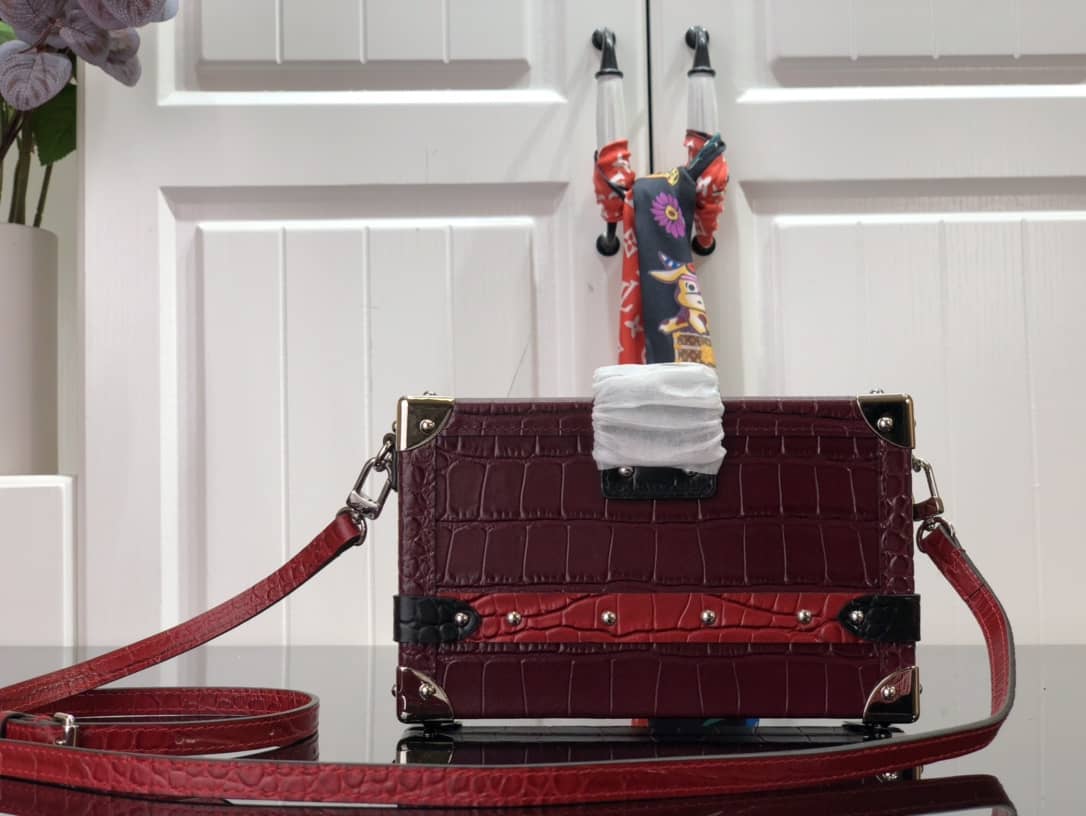 Louis Vuitton Petite Malle Replica Bag Red N94030