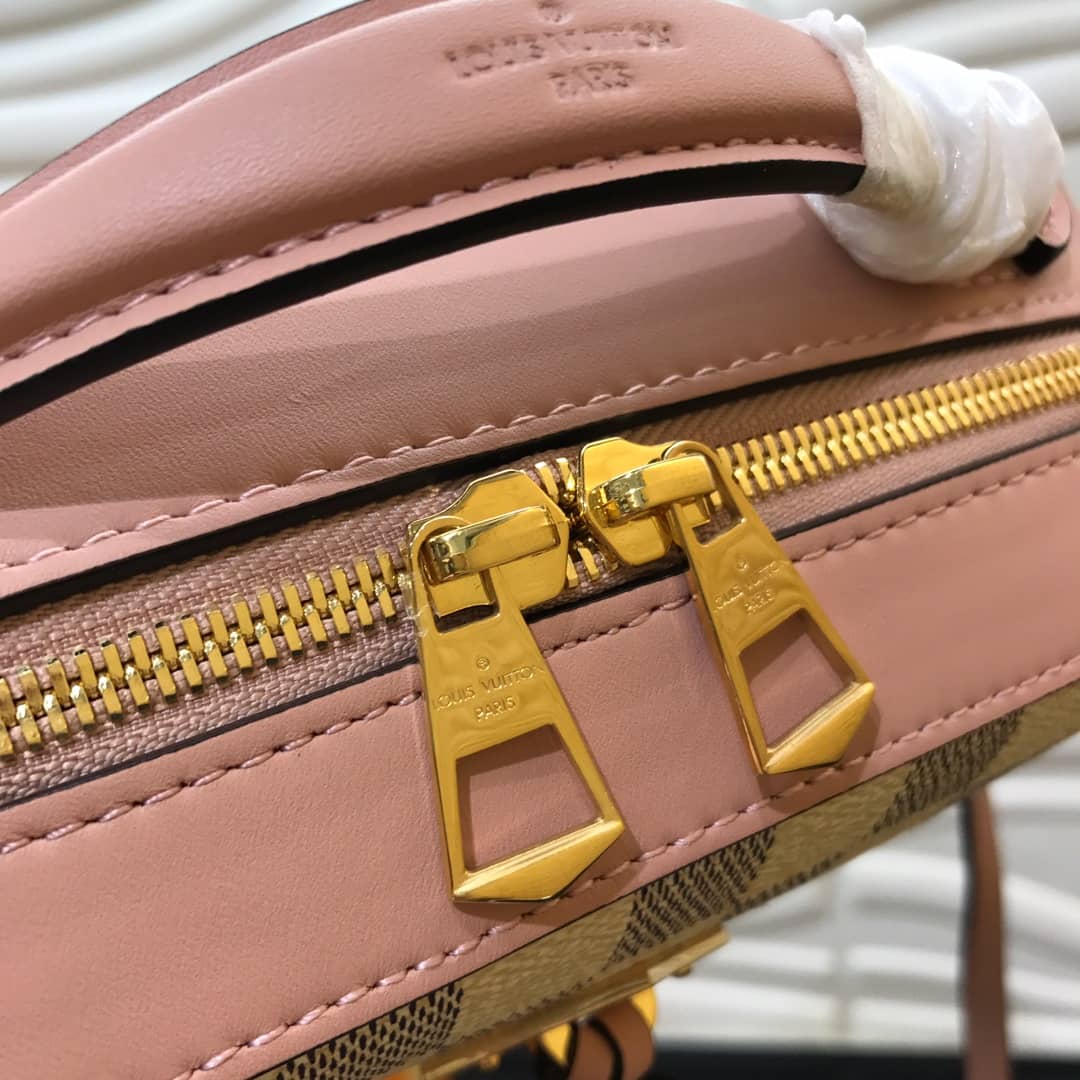 Louis Vuitton Damier Saintonge Replica Camera Bag Pink N40154