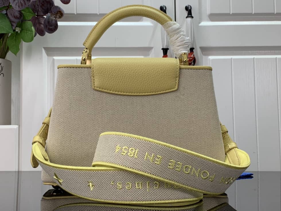 Louis Vuitton Capucines BB Yellow M59872 Replica Shoulder Bag