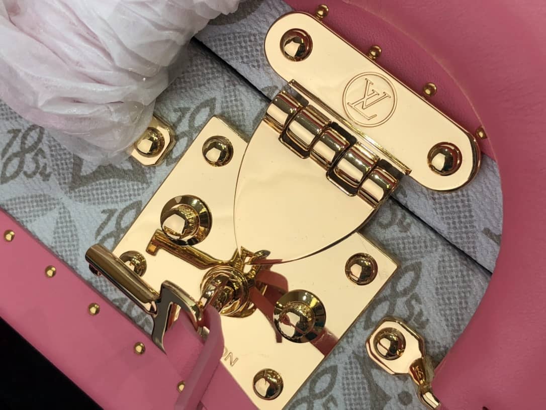 Louis Vuitton Valisette Tresor Monogram Canvas Replica Box Gray M45675