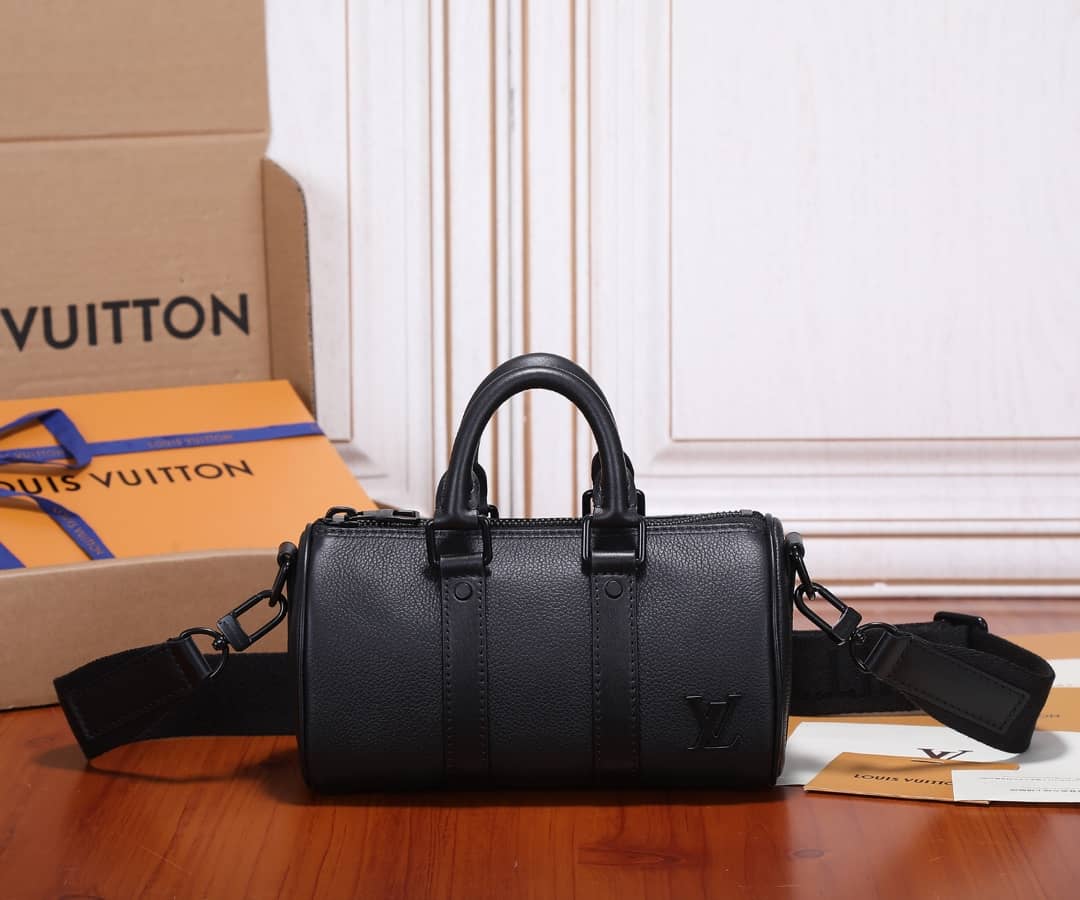 Louis Vuitton Aerogram Keepall XS Noir M80950 Replica Shoulder Bag