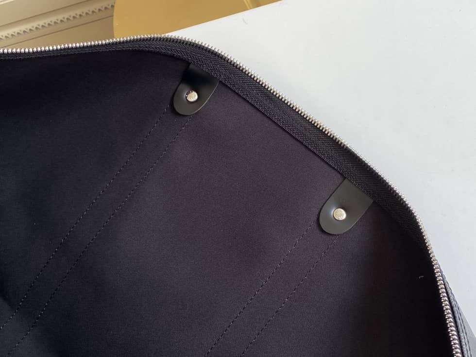 LV Duffle Bag Replica Keepall Bandouliere Damier Graphite 55 Black