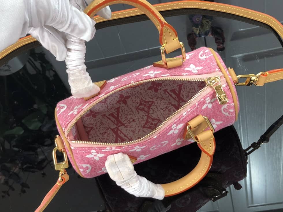 Louis Vuitton Replica Bags Nano Speedy Pink M81213
