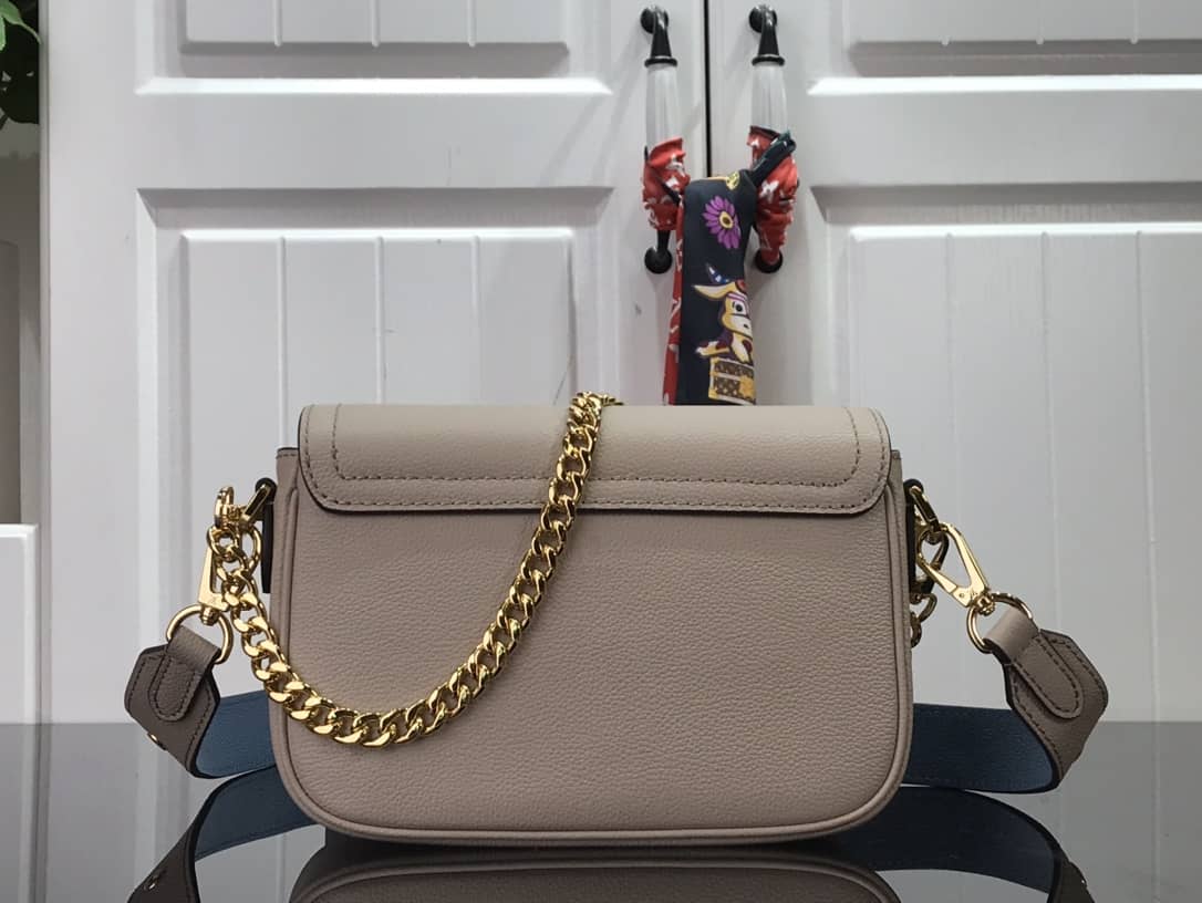Louis Vuitton Lockme Chain PM Replica Handbag Beige M57073