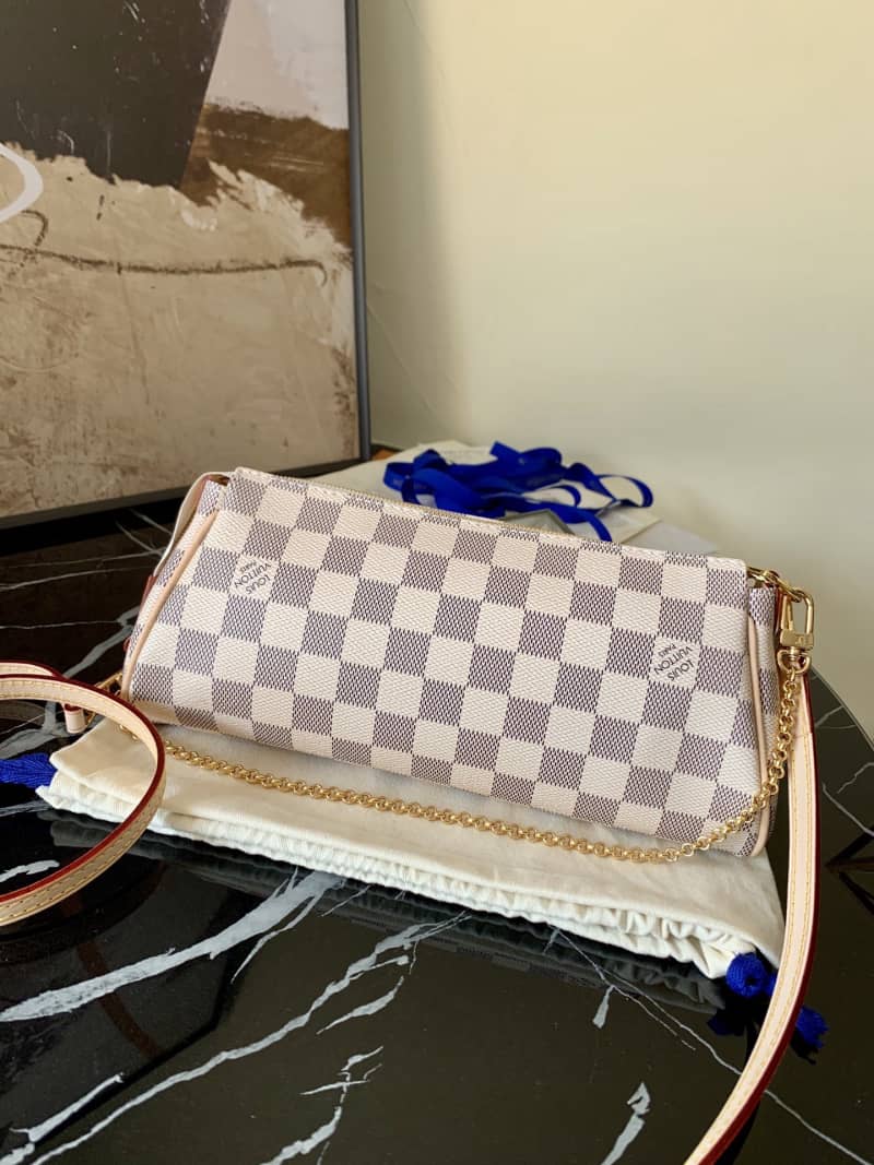 Louis Vuitton Eva 2way Damier Azur Replica Crossbody Bag N55214