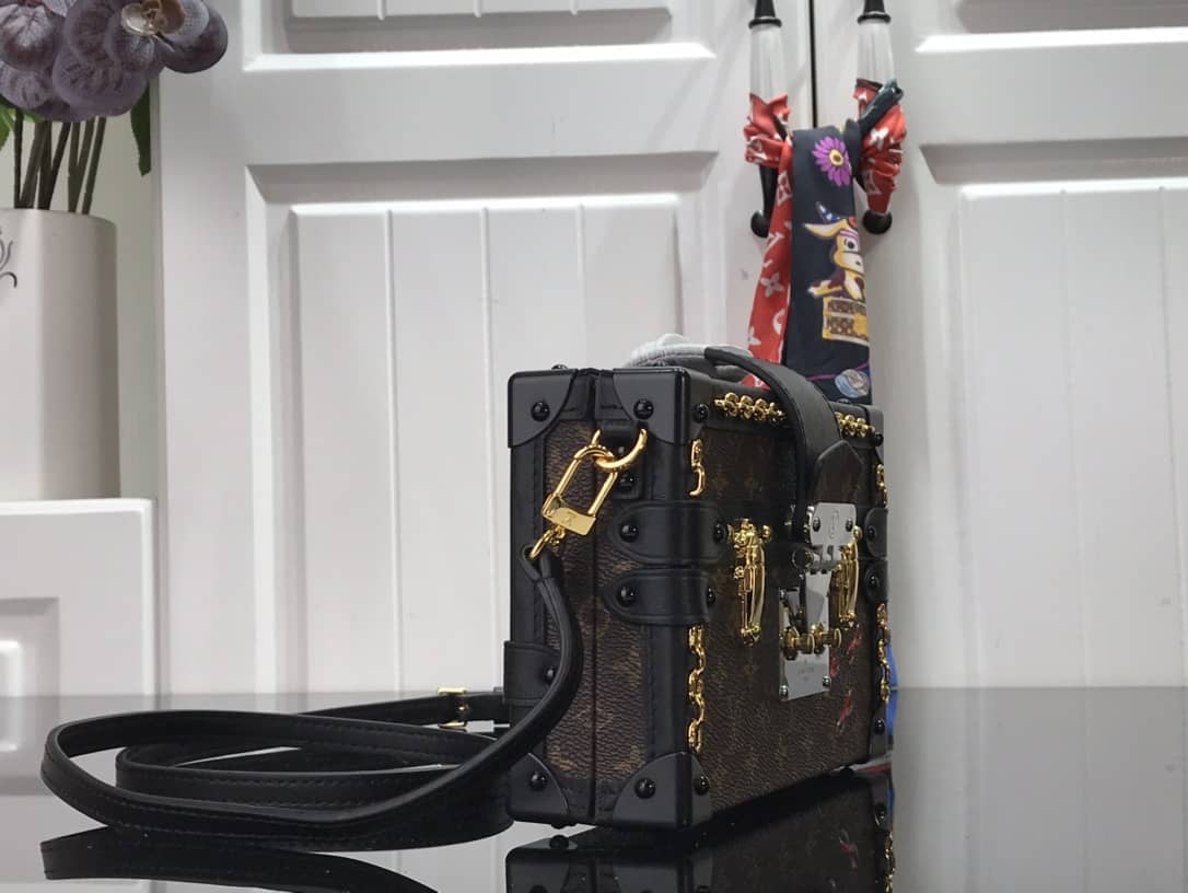 Louis Vuitton Petite Malle Monogram Canvas Replica Bag M45554