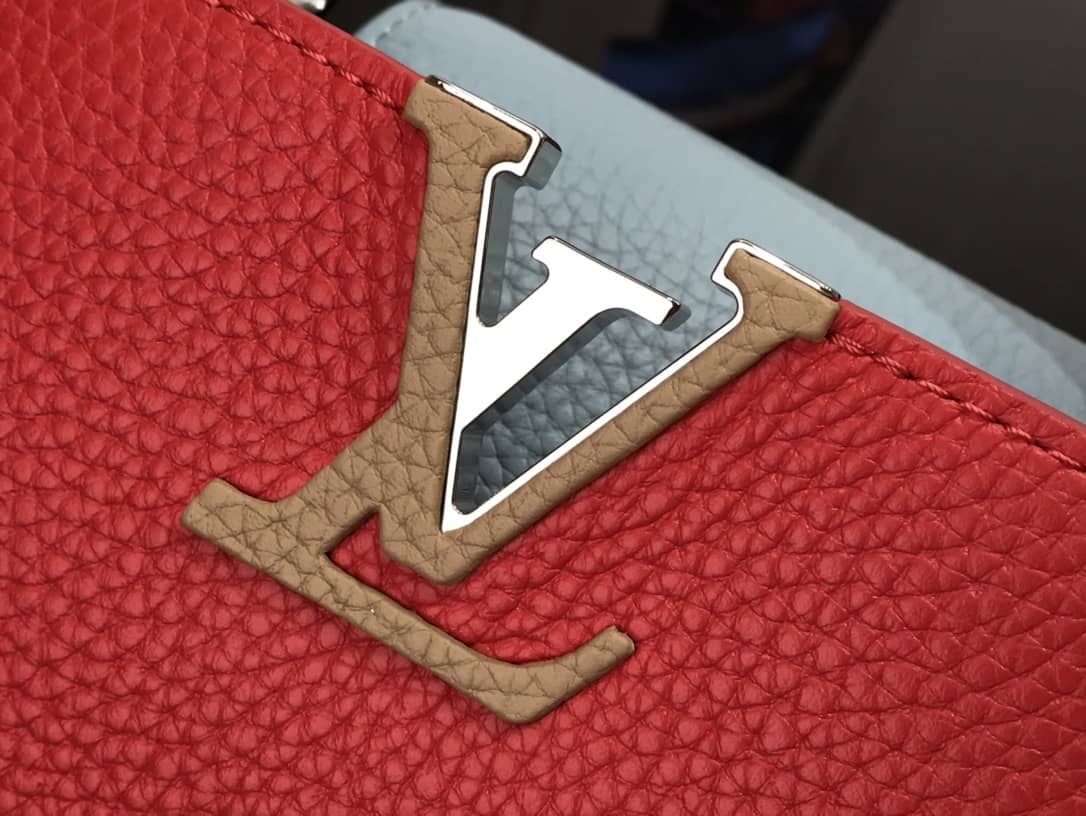 Louis Vuitton Capucines Mini Taurillon Leather Replica Bag Red M57520