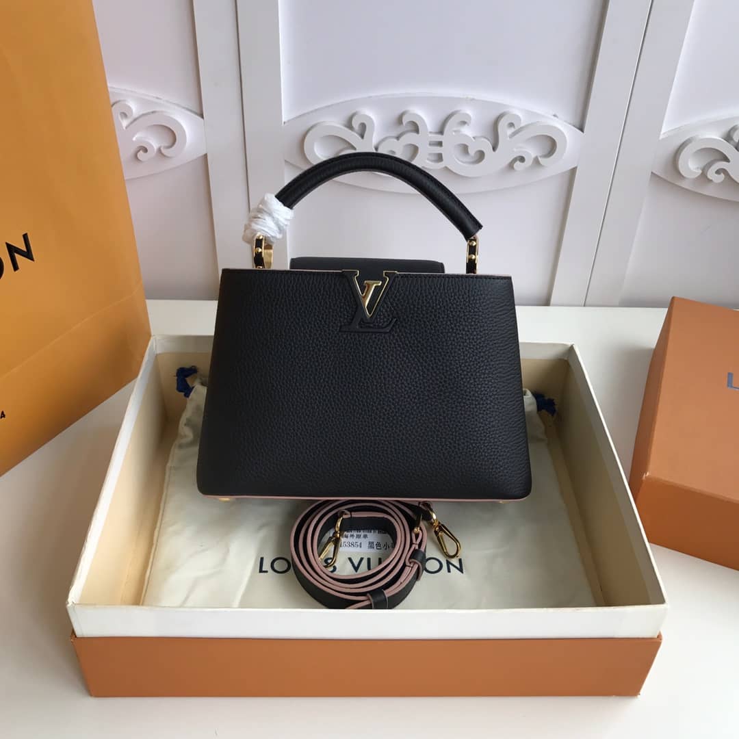 Louis Vuitton Capucines BB Taurillon Replica Leather Bag M53854