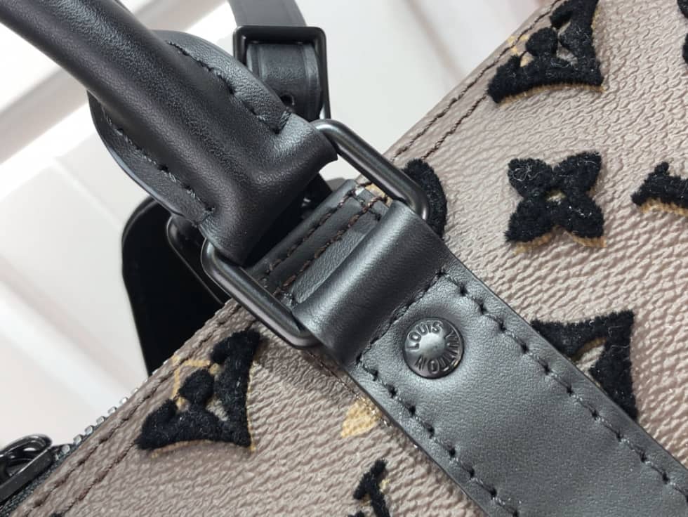 LV Duffle Bag Replica  Keepall Triangle Bandouliere 50 Brown M45046