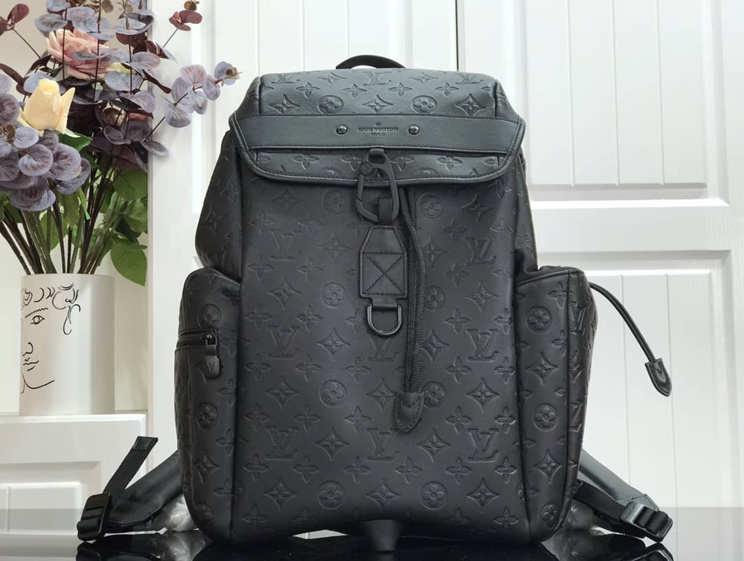 Louis Vuitton Monogram Shadow Replica Discovery Backpack M43680