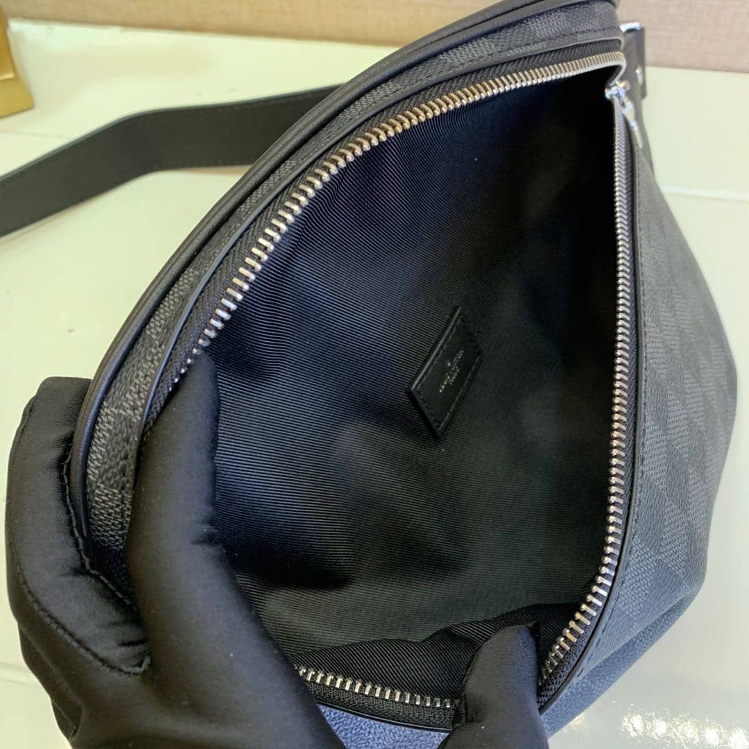 Louis Vuitton Damier Campus Graphite PVC Body Replica Bumbag N40362