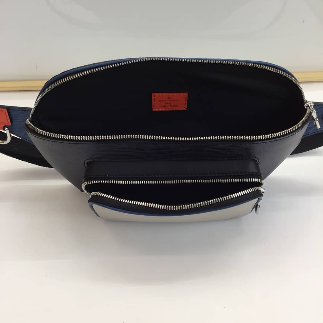 Louis Vuitton Damier Graphite Canvas Replica Bumbag Black Orange M51464