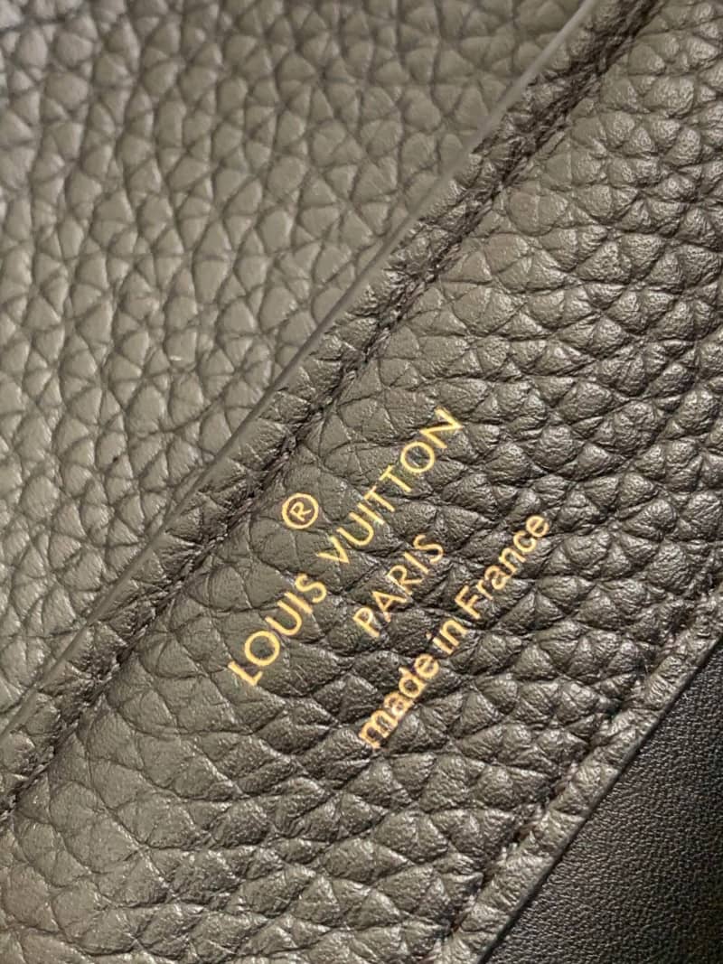 Louis Vuitton Capucines Mini Replica Bag Black M55921