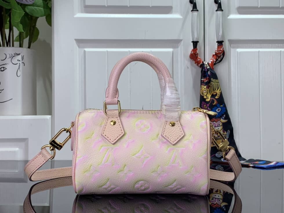 Louis Vuitton Nano Speedy Pink M81508 Replica Shoulder Bag