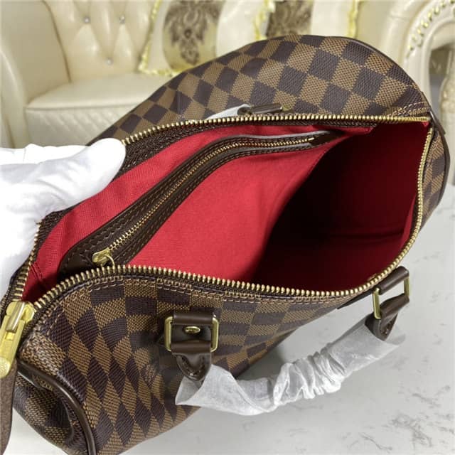 Louis Vuitton Replica Bags Speedy 30 Damier Ebene N41364