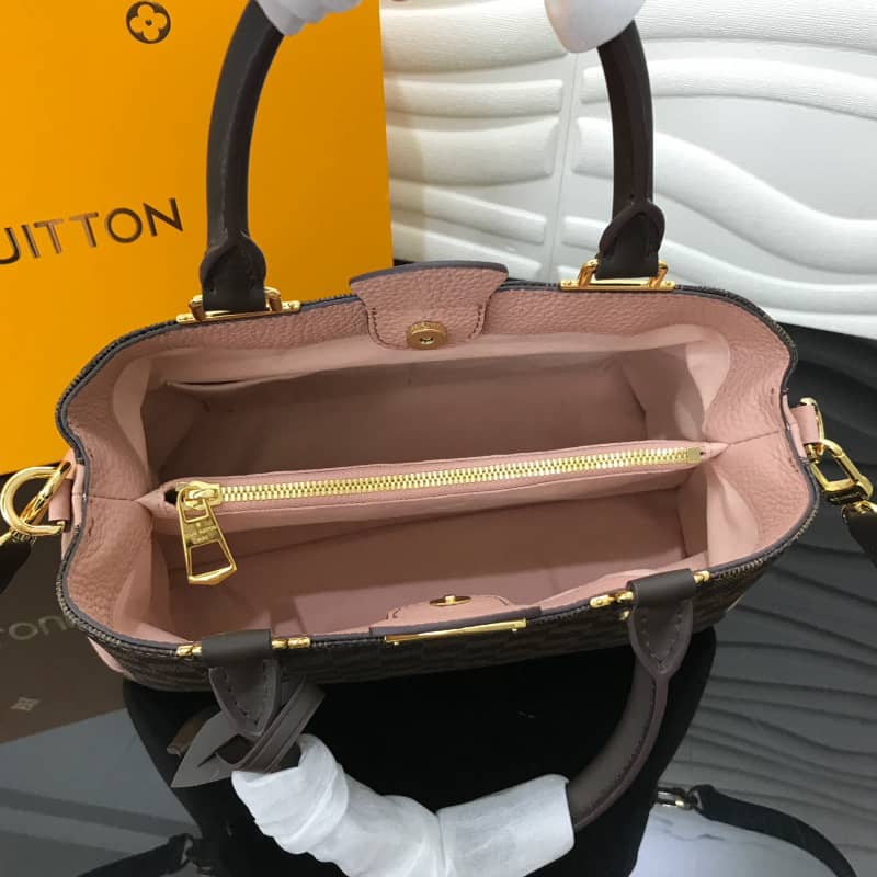 Louis Vuitton Damier Ebene Canvas Brittany Bag Replica Pink M41674