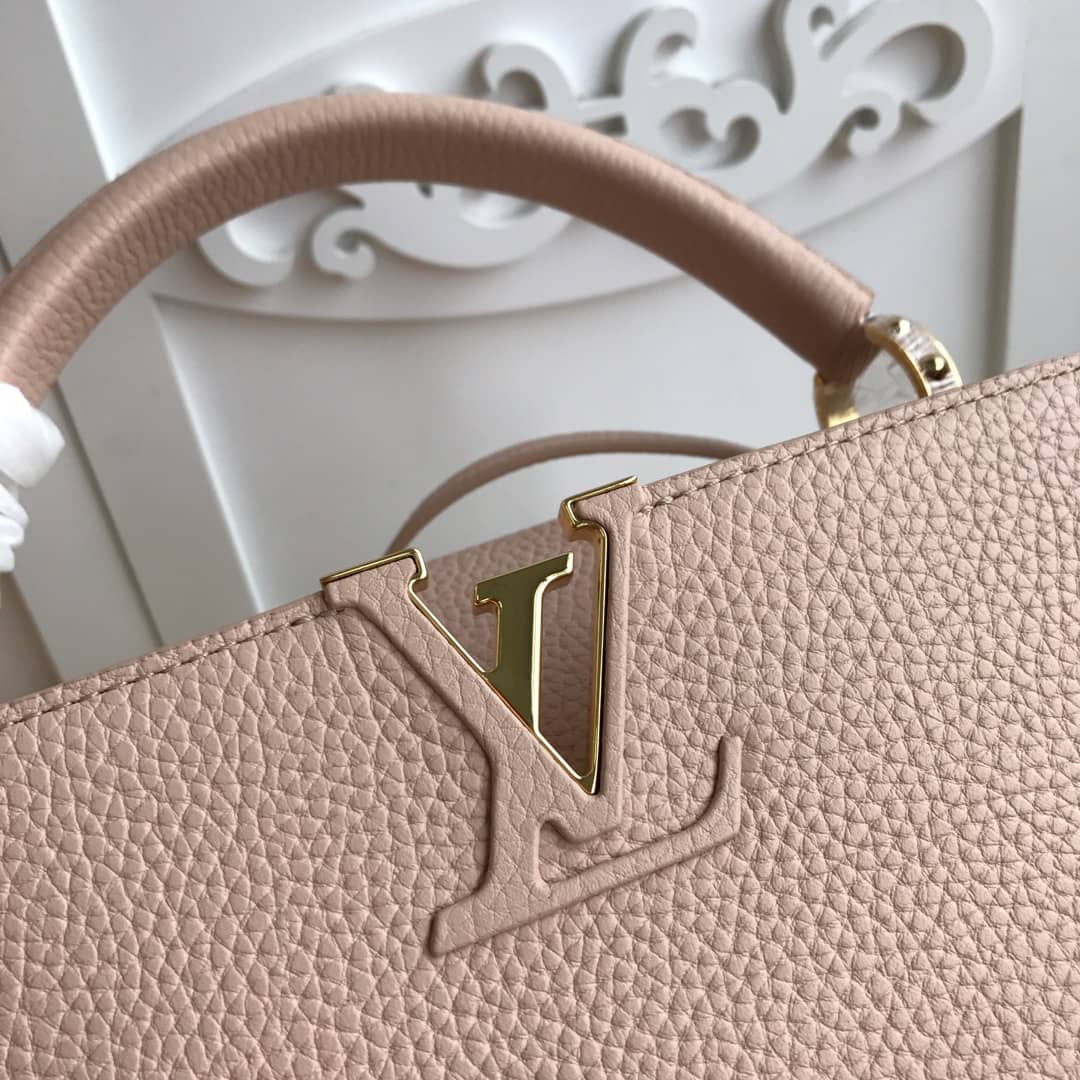 Louis Vuitton Capucines Taurillon Leather BB Bag Replica Pink M52451
