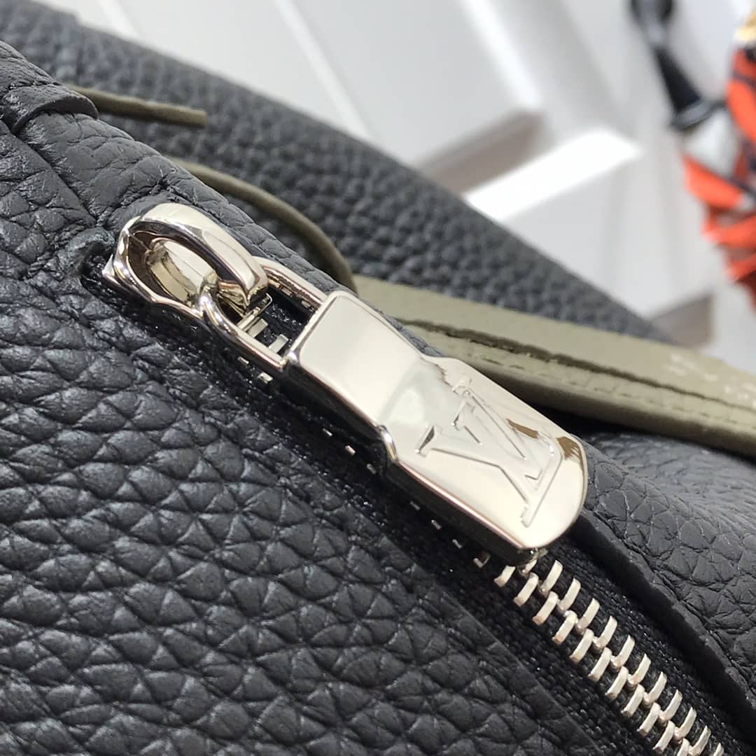 Louis Vuitton Noe Replica Backpack Black Taurillon Leather M55171