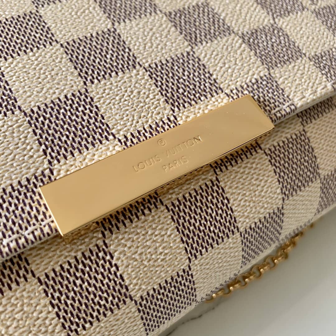Louis Vuitton Favorite MM Demier Azur Chain Replica Handbag N41275