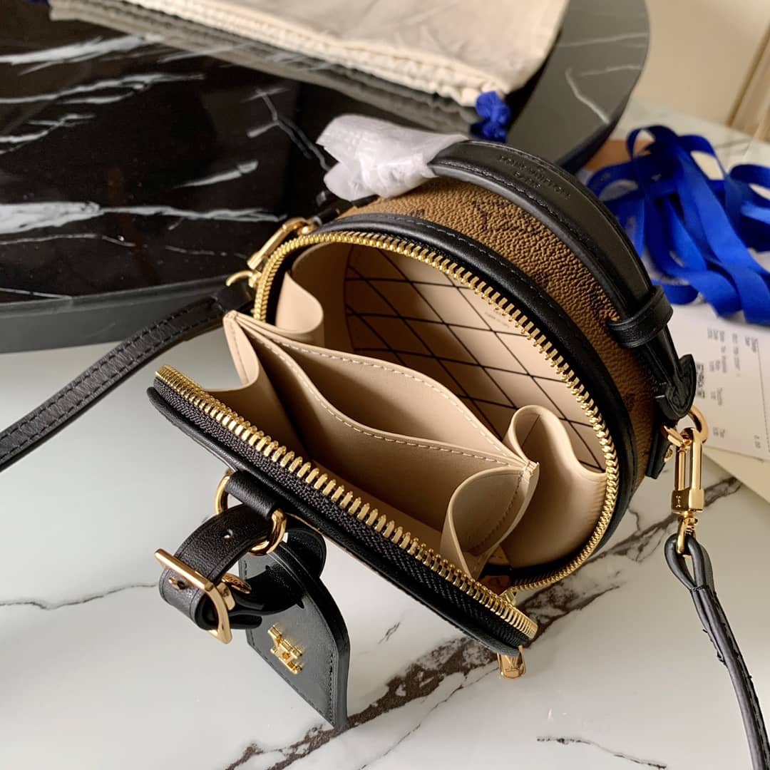 Best Replica Louis Vuitton Monogram Reverse Mini Boite Chapeau Replica Shoulder Bag Yellow M68276(ColaReps)