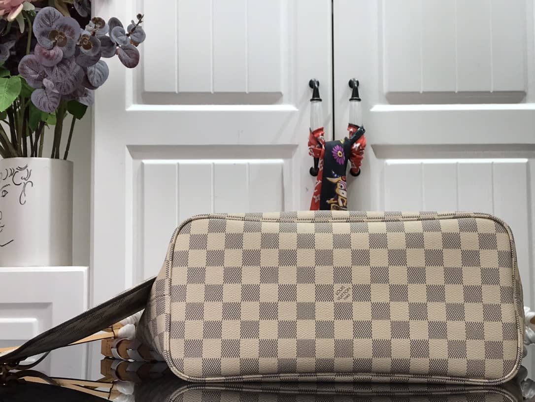 Louis Vuitton Neverfull MM Damier Azur Bag Replica N50047