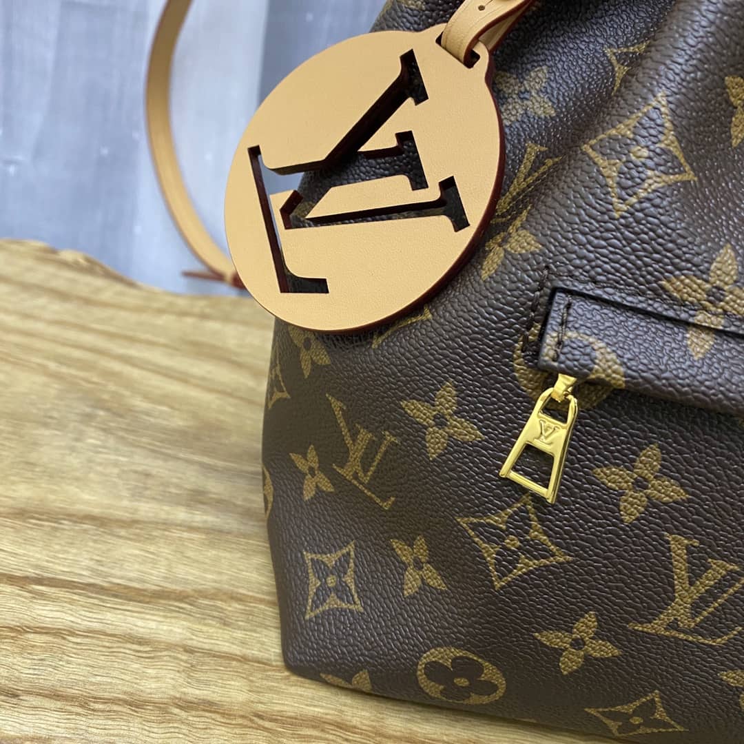 Best Replica Louis Vuitton Monogram Canvas Montsouris BB Replica Bag M45516 Brown(ColaReps)