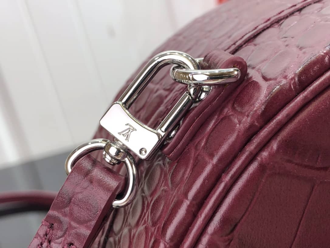 Louis Vuitton Petite Boite Chapeau Crocodilien Brillant Replica Bag Red N93597