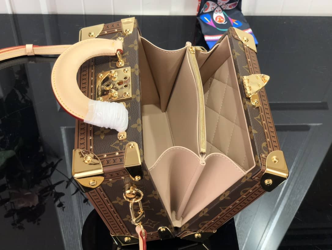 Louis Vuitton Valisette Tresor Monogram Canvas Replica Box M45675