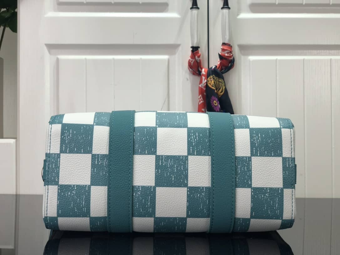 Louis Vuitton City Keepall Damier Turquoise Replica Shoulder Bag N50076