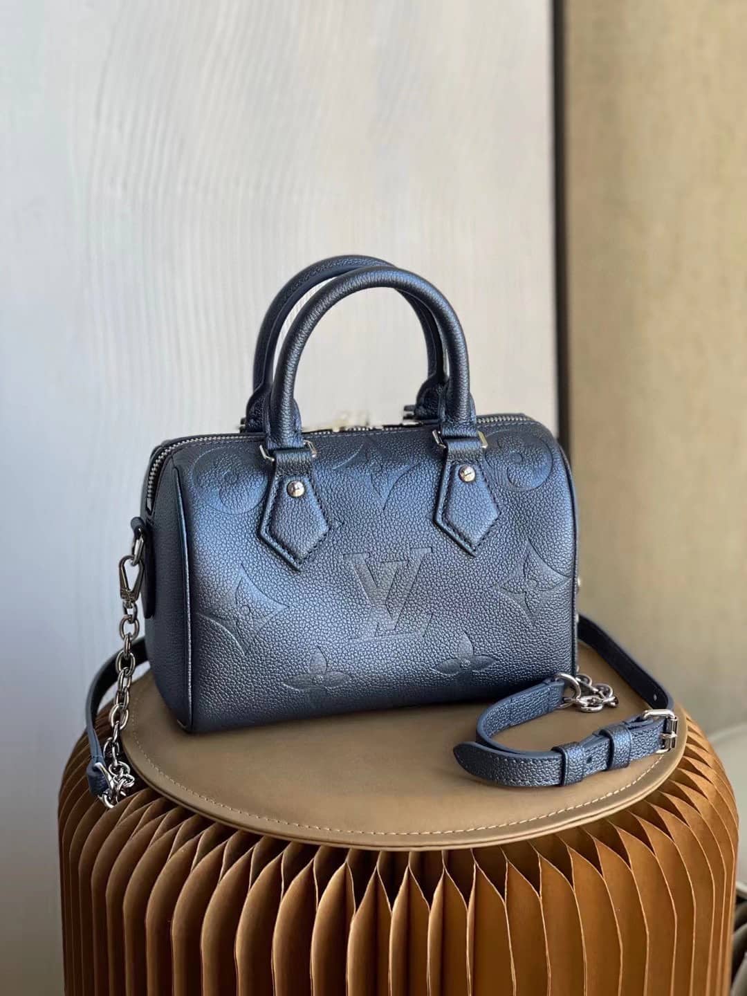 Louis Vuitton Speedy Bandouliere 20 Blue M58958 Replica Shoulder Bag