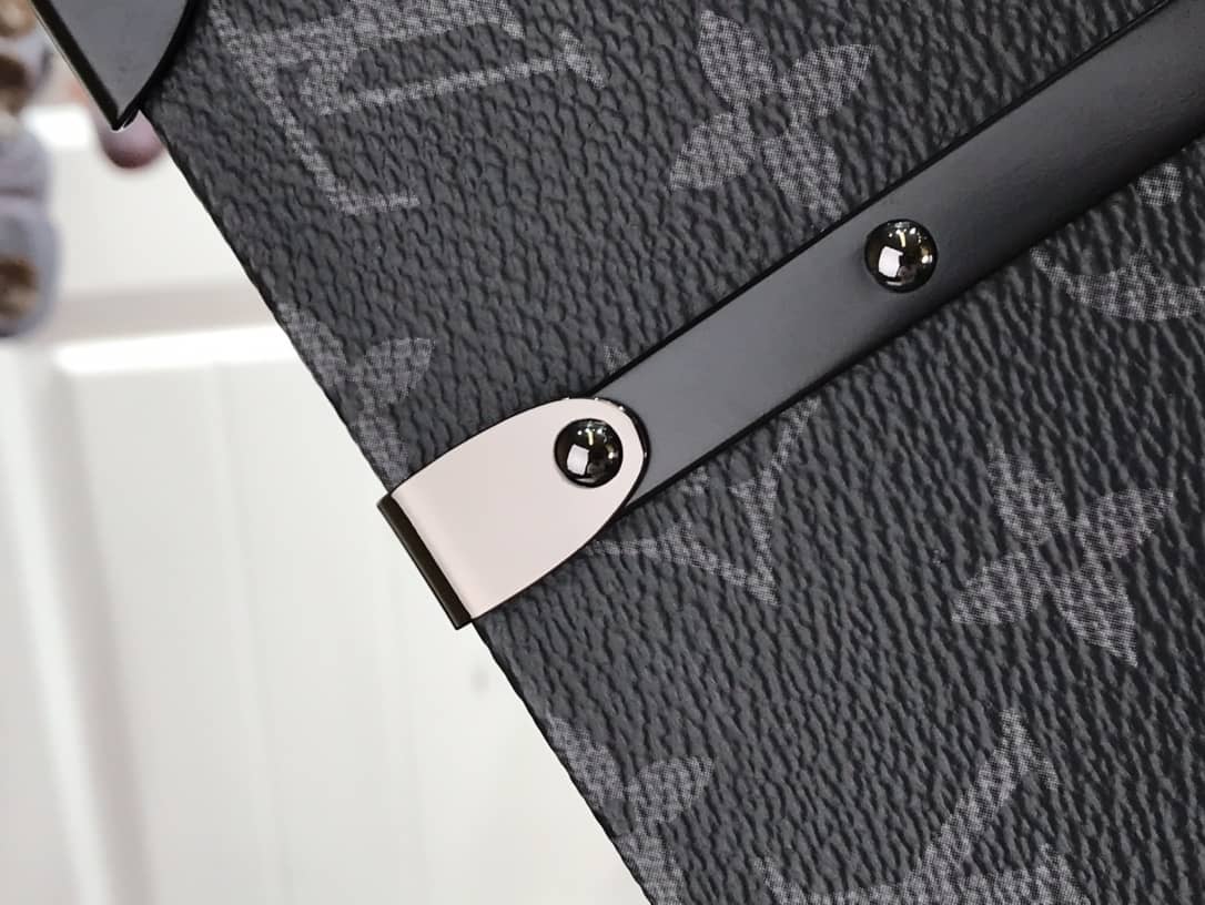 Louis Vuitton Trunk Monogram Eclipse Replica Bag Black M20249