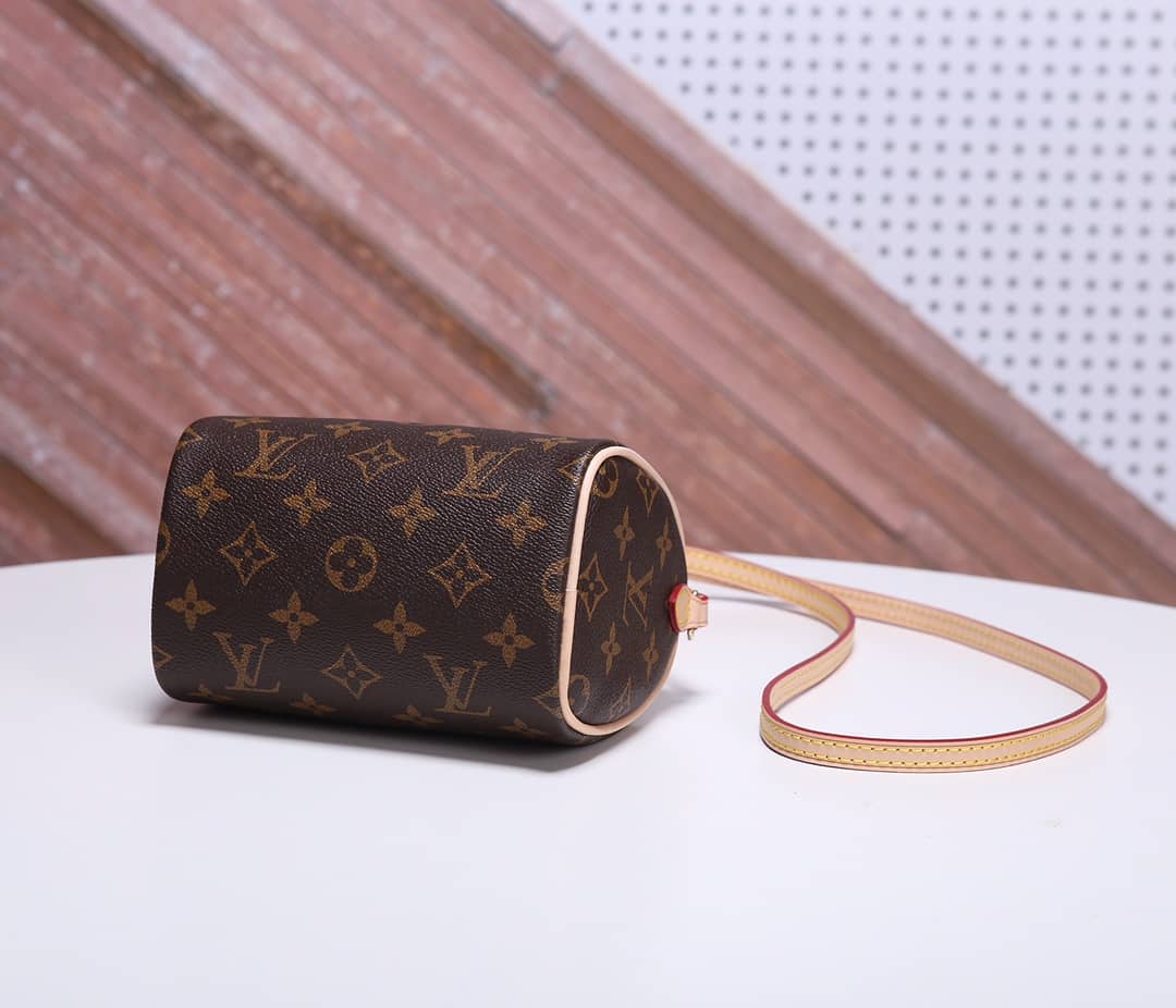 Louis Vuitton Crossbody Dupe Nano Speedy Monogram Canvas M61252