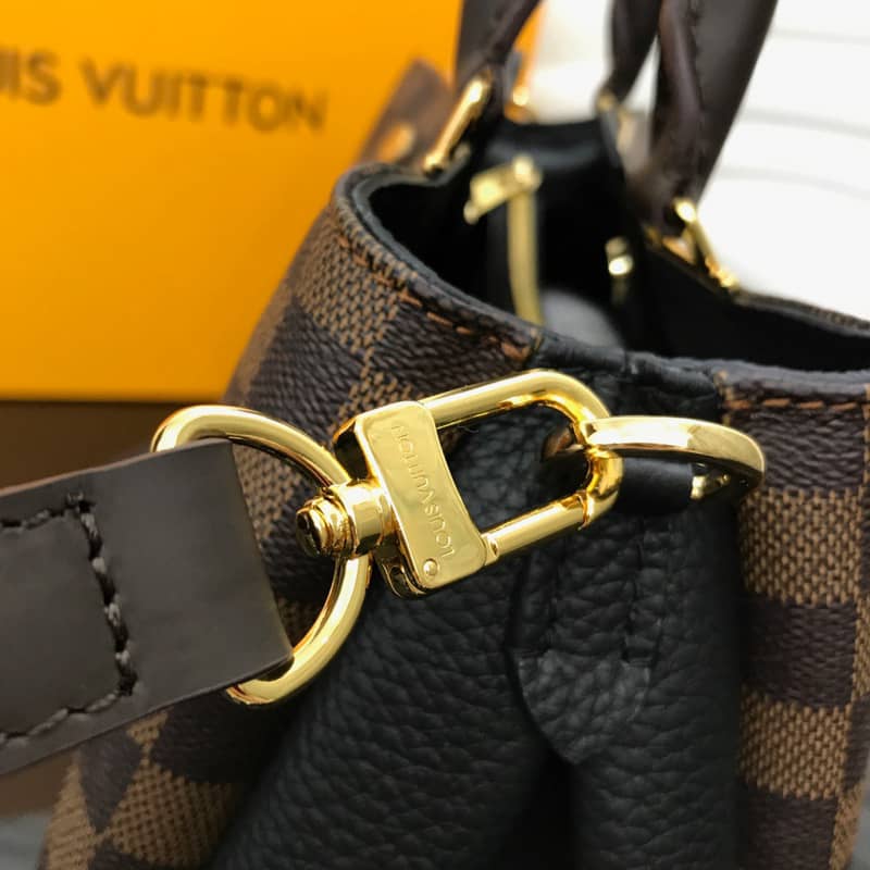 Louis Vuitton Damier Ebene Canvas Brittany Bag Replica Black M41674