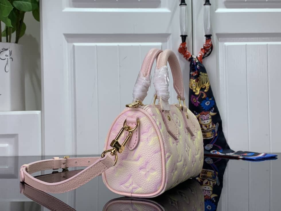 Louis Vuitton Nano Speedy Pink M81508 Replica Shoulder Bag