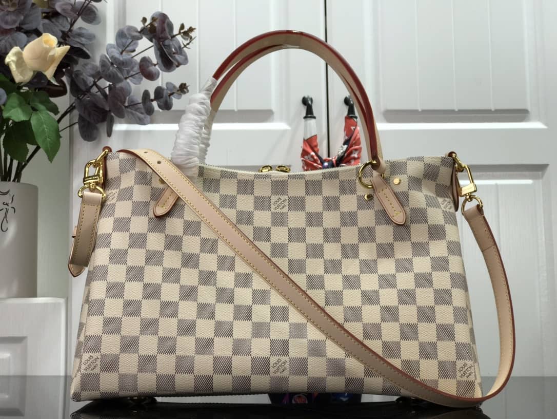 Louis Vuitton Lymington Damier Azur Tote Replica Beige N40022