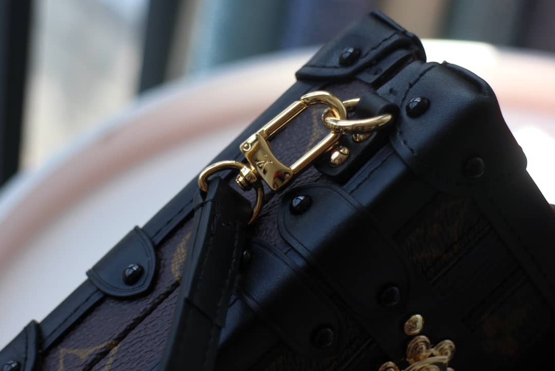 Louis Vuitton Petite Malle Monogram Canvas Replica Bag Brown M40273