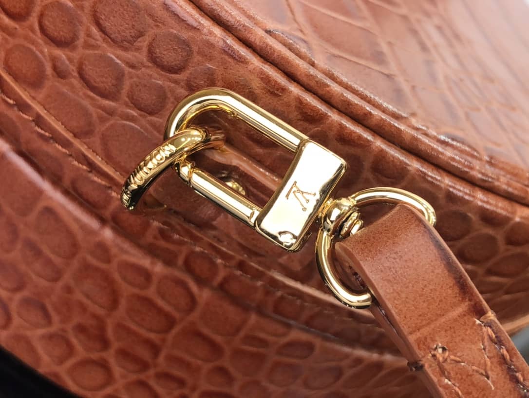 Louis Vuitton Petite Boite Chapeau Crocodilien Brillant Replica Bag Yellow N93597