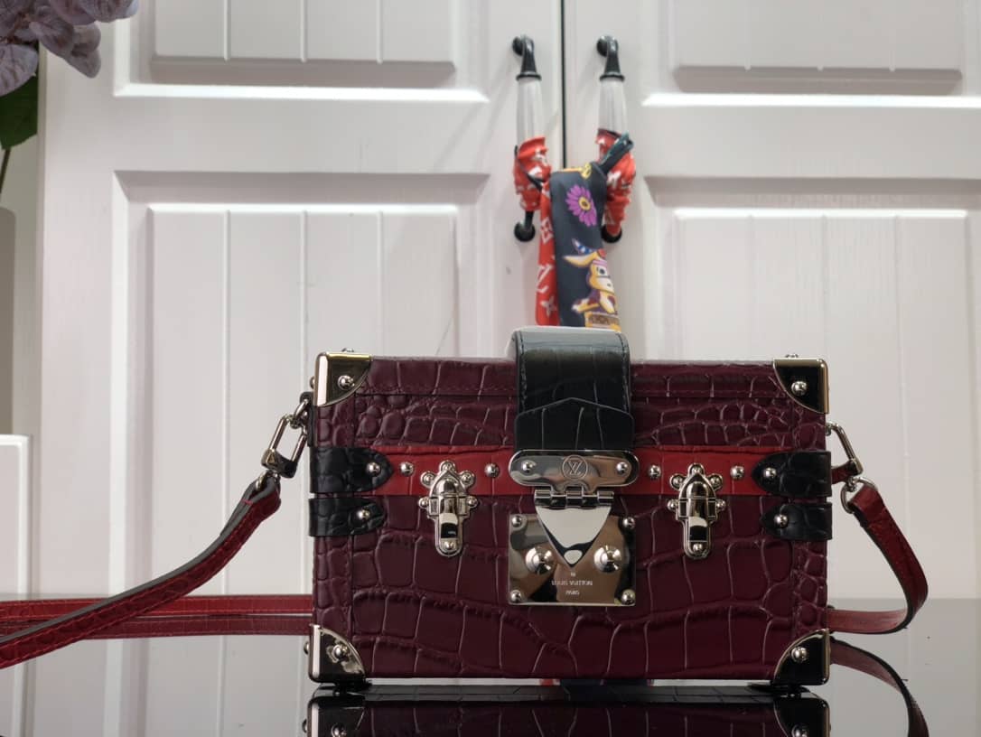 Louis Vuitton Petite Malle Replica Bag Red N94030