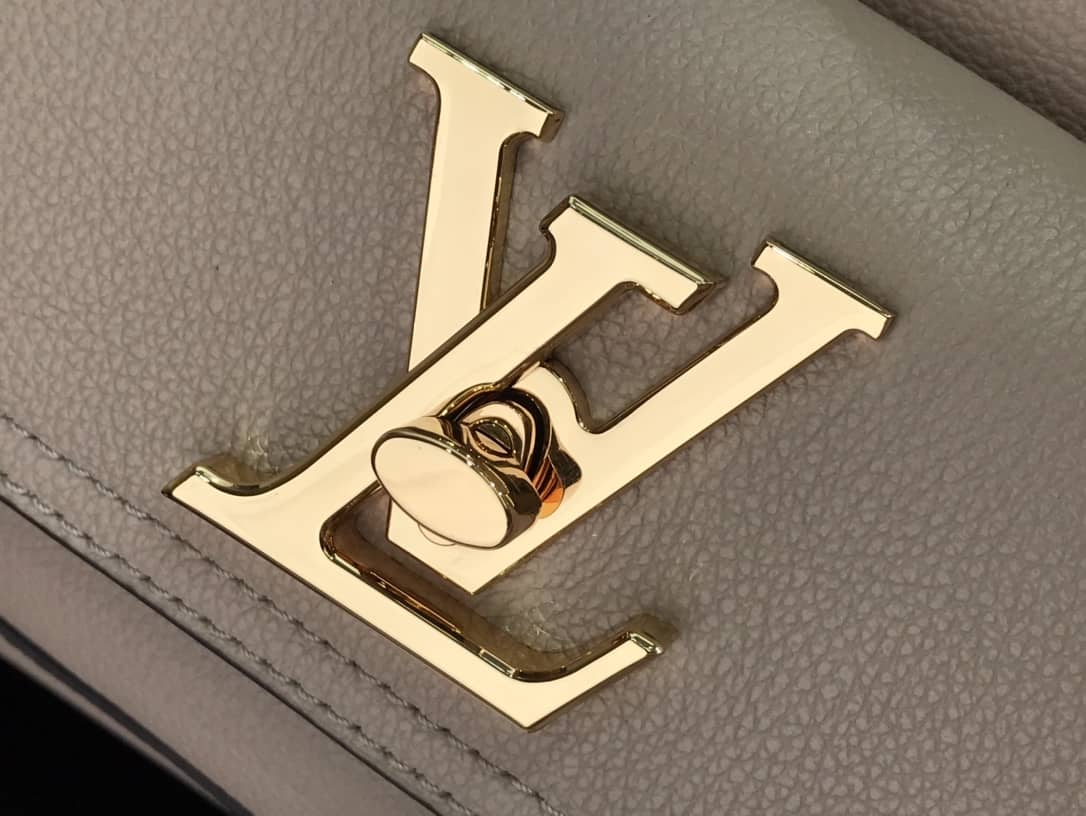 Louis Vuitton Lockme Replica Bucket Bag Gray M57688