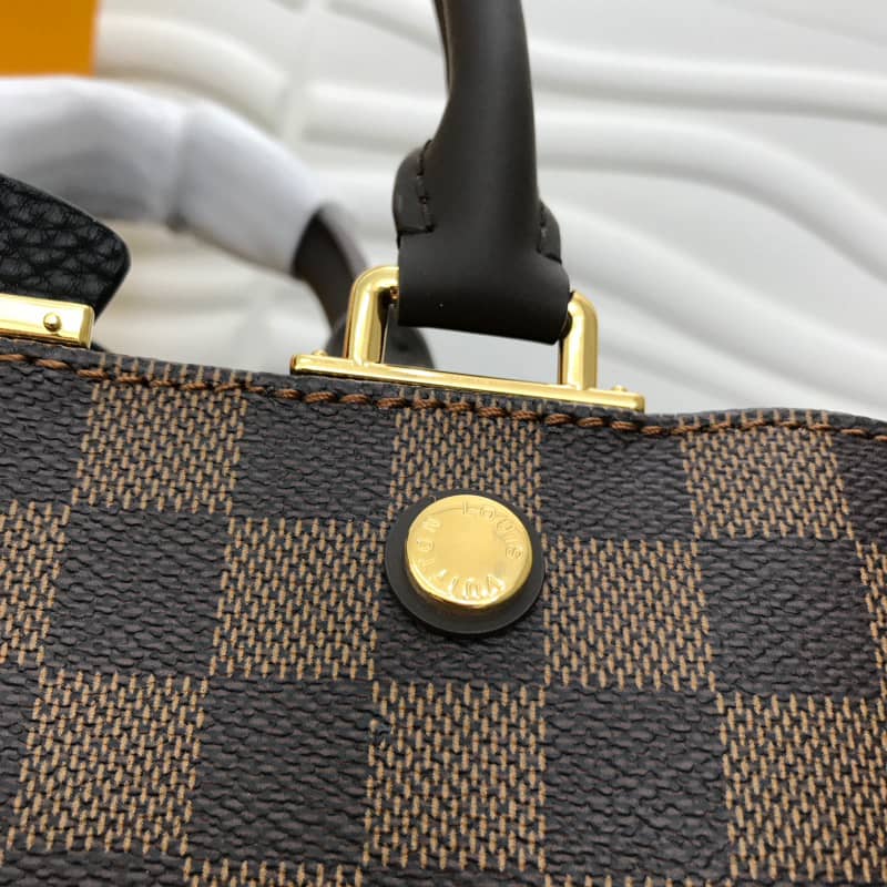 Louis Vuitton Damier Ebene Canvas Brittany Bag Replica Black M41674