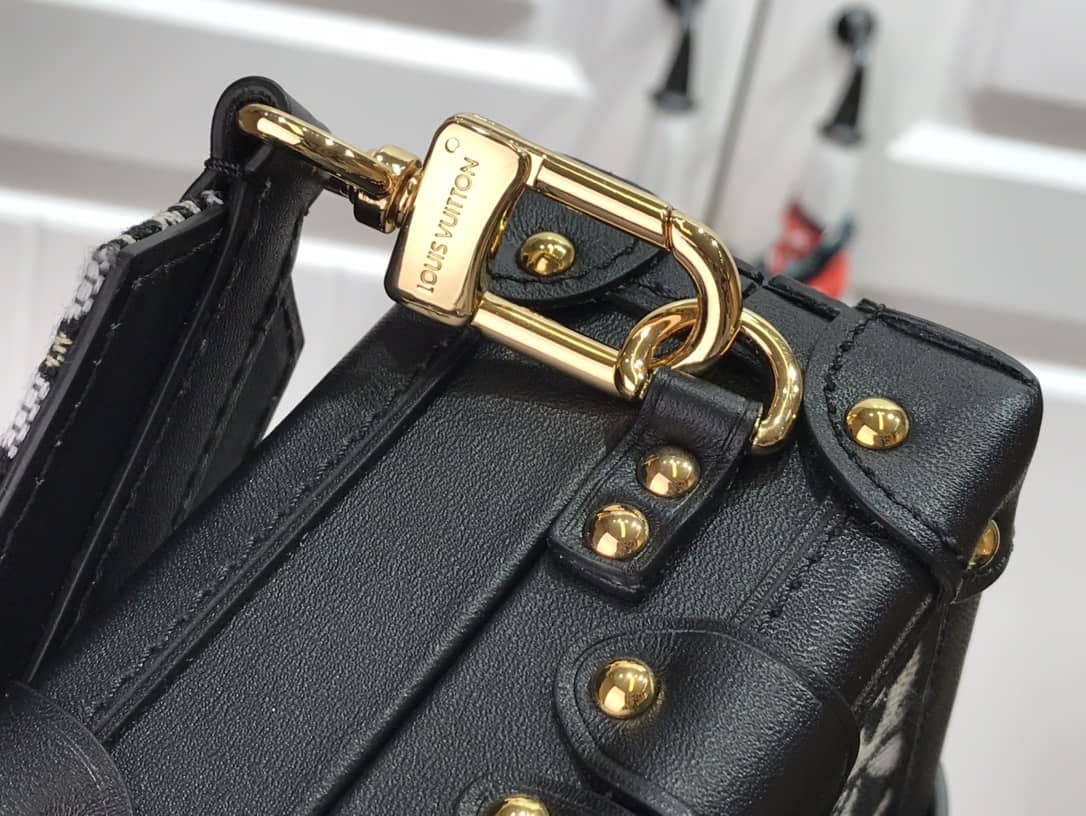 Louis Vuitton Since 1854 Petite Malle Replica Bag Black M57212